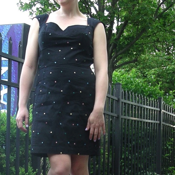 Eshakti Polka Dot Dress - Picture 2 of 8